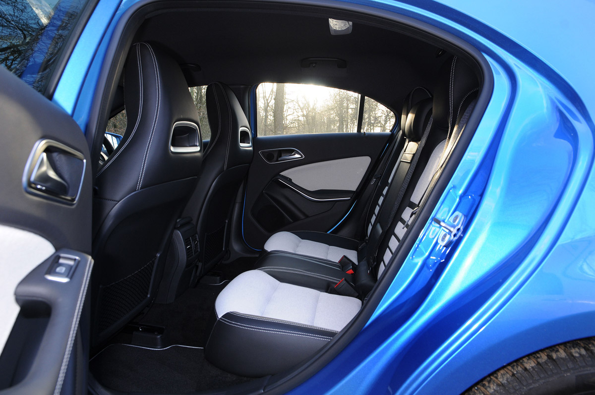 Mercedes A180 CDI Eco rear seats