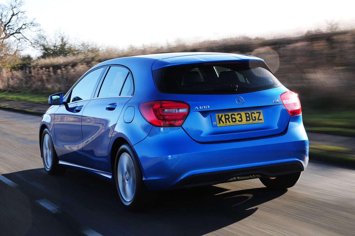 Mercedes A180 CDI Eco rear track