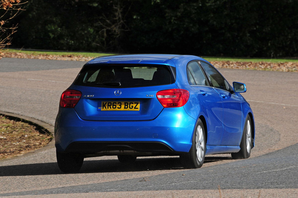 Mercedes A180 CDI ECO rear cornering