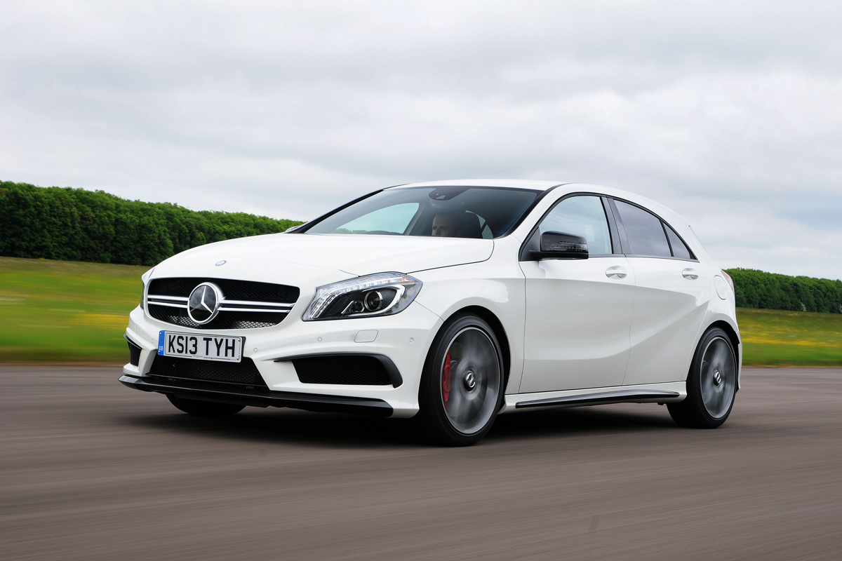 Mercedes A45 AMG front action