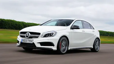 Mercedes A45 AMG front action