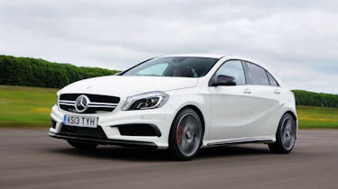 Mercedes A45 AMG front action