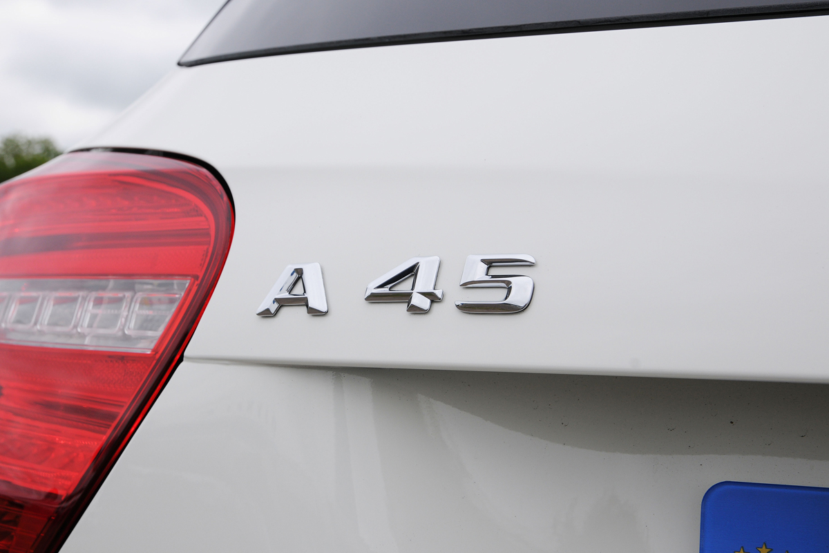 Mercedes A45 AMG badge