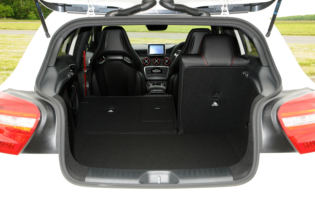 Mercedes A45 AMG boot