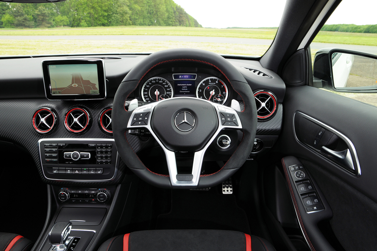 Mercedes A45 AMG dash
