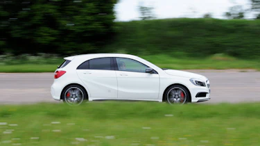 Mercedes A45 AMG profile