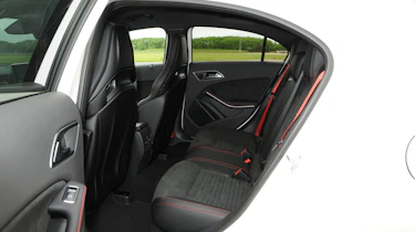 Mercedes A45 AMG rear seats