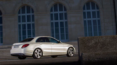 Mercedes C300 BlueTEC Hybrid rear static