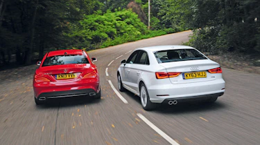 Mercedes CLA vs Audi A3 Saloon