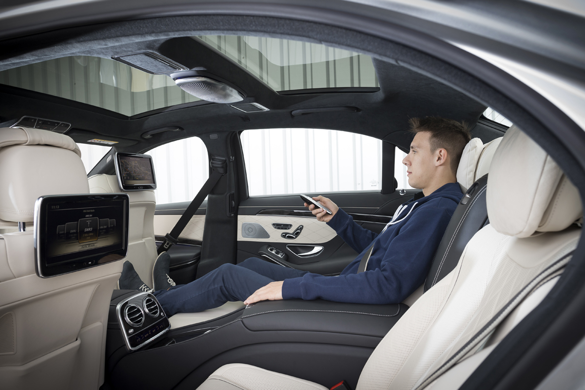 Mercedes S-Class rear seats