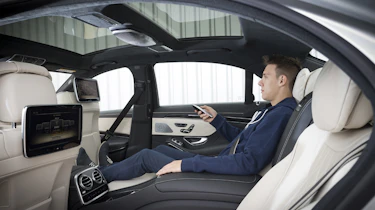 Mercedes S-Class rear seats