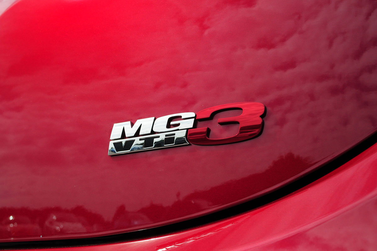 MG3 badge