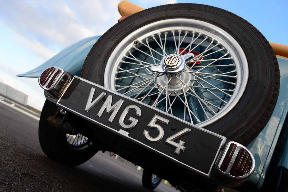 MG TC Midget 1945 spare wheel