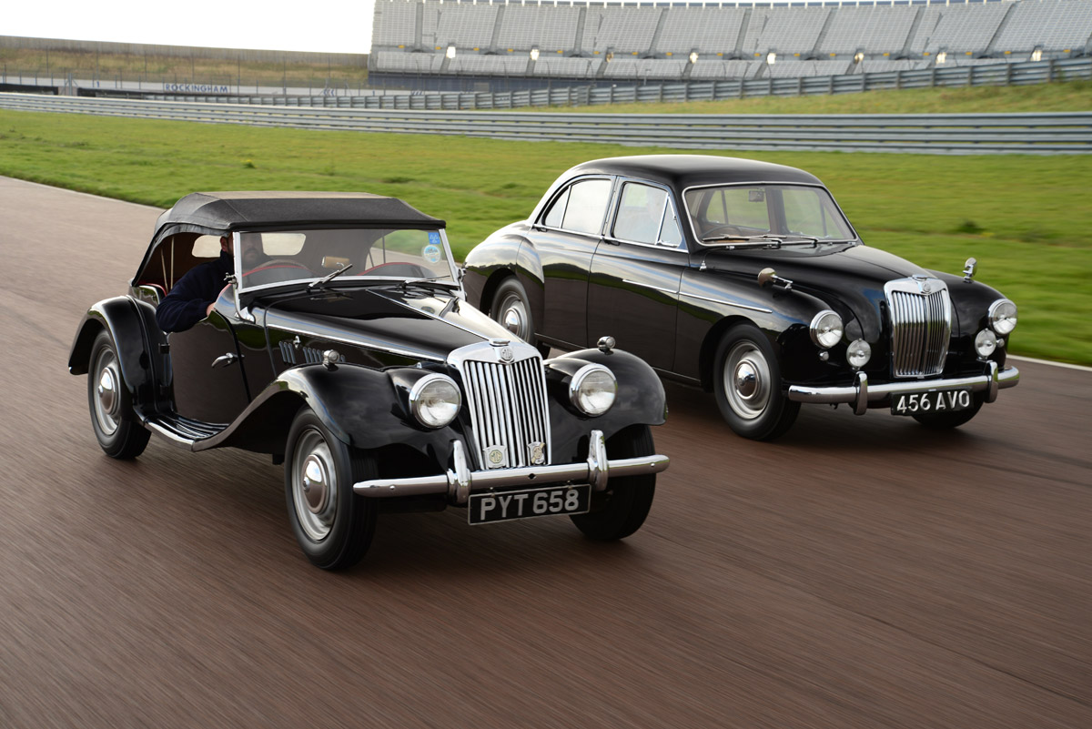 MG TF and MG ZB Magnette front header