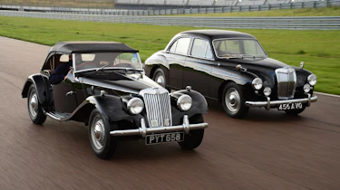 MG TF and MG ZB Magnette front header