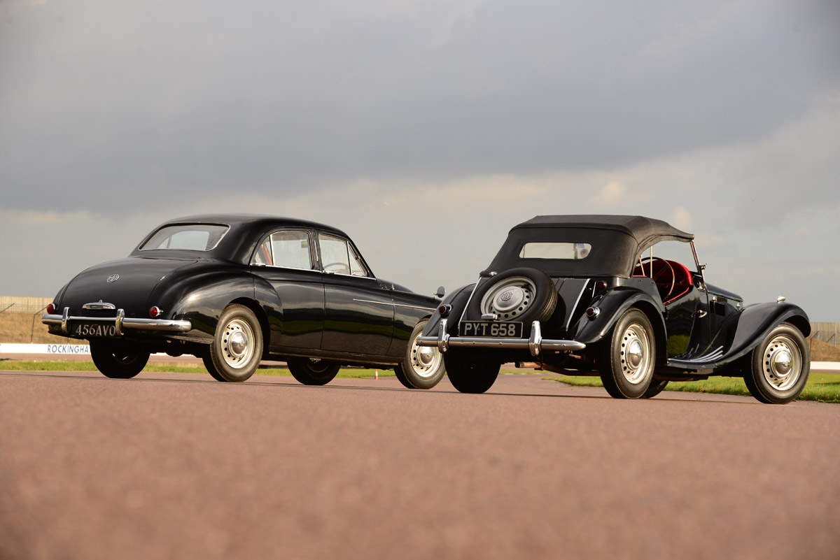 MG TF and MG ZB Magnette rear header