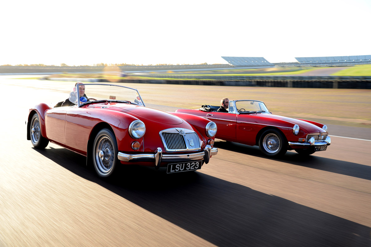 MGB and MGA header