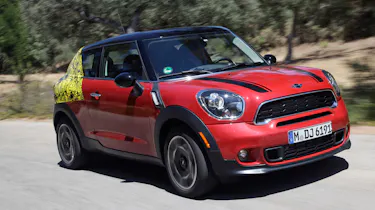 MINI Paceman prototype front action