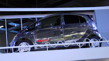 Silver Mitsubishi i-MiEV