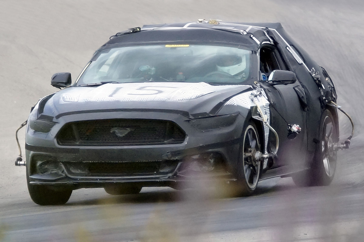 Ford Mustang testing