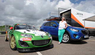 Mazda MX-5 racer and Mazda CX-5