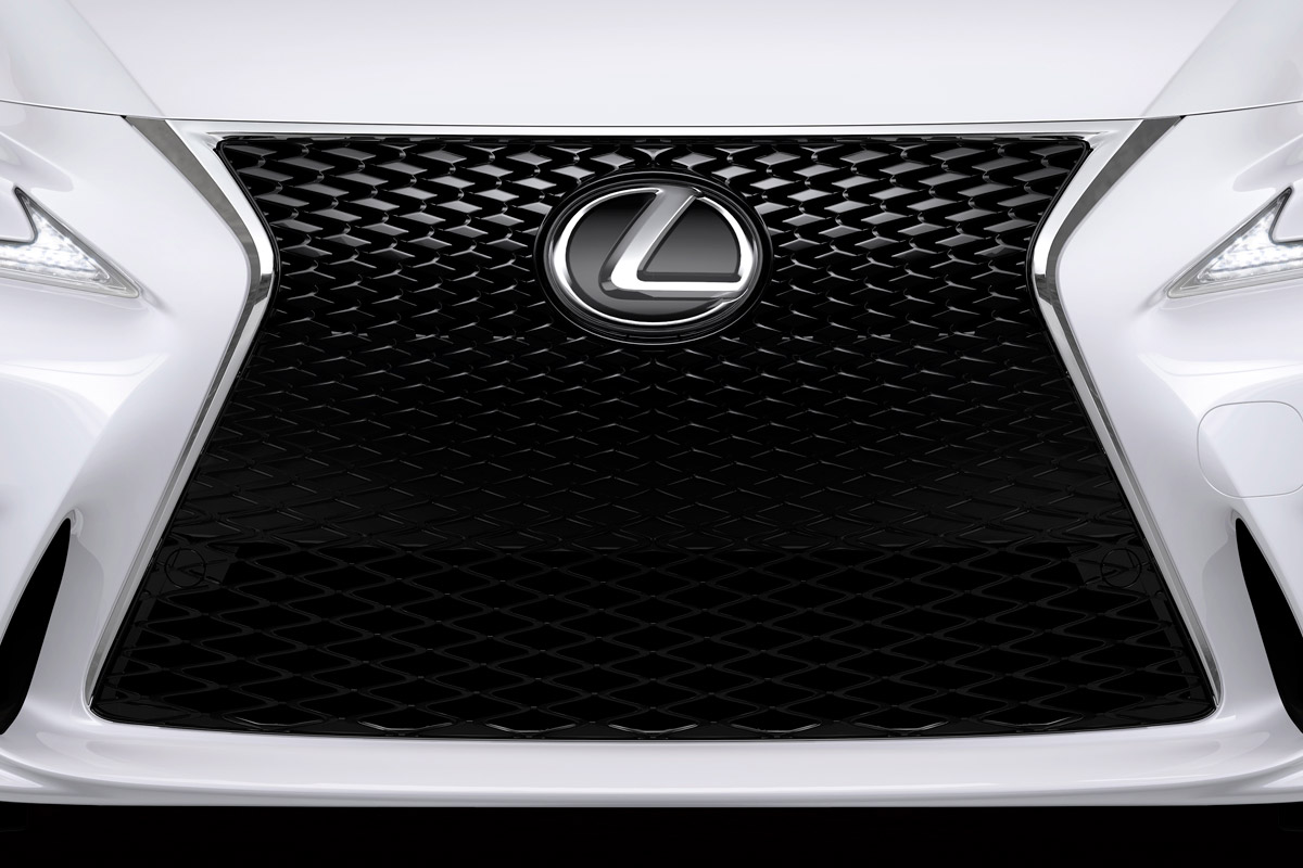 New Lexus IS F Sport spindle grille