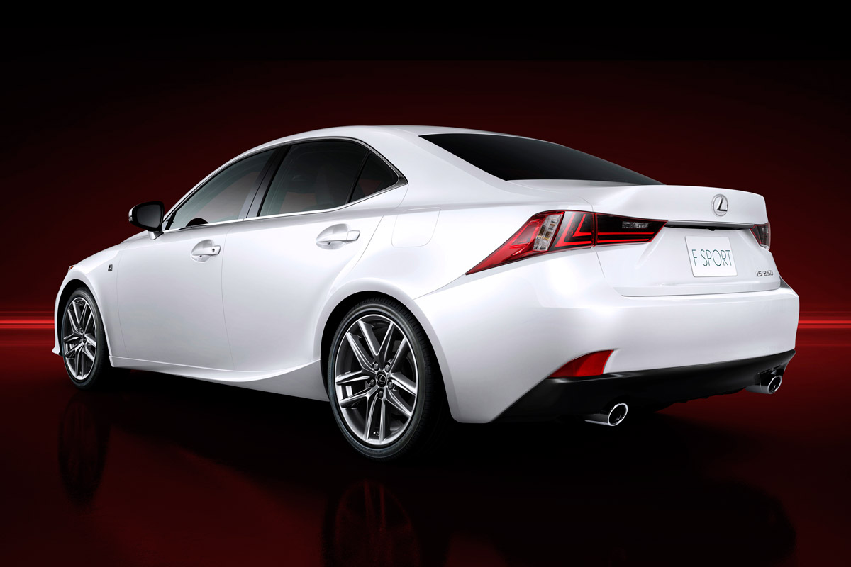 New Lexus IS F Sport rear side