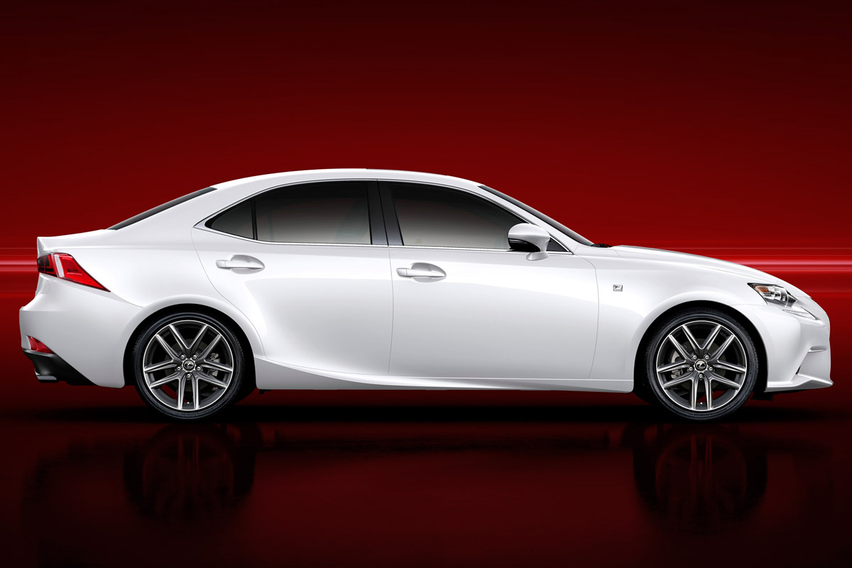 New Lexus IS F Sport side