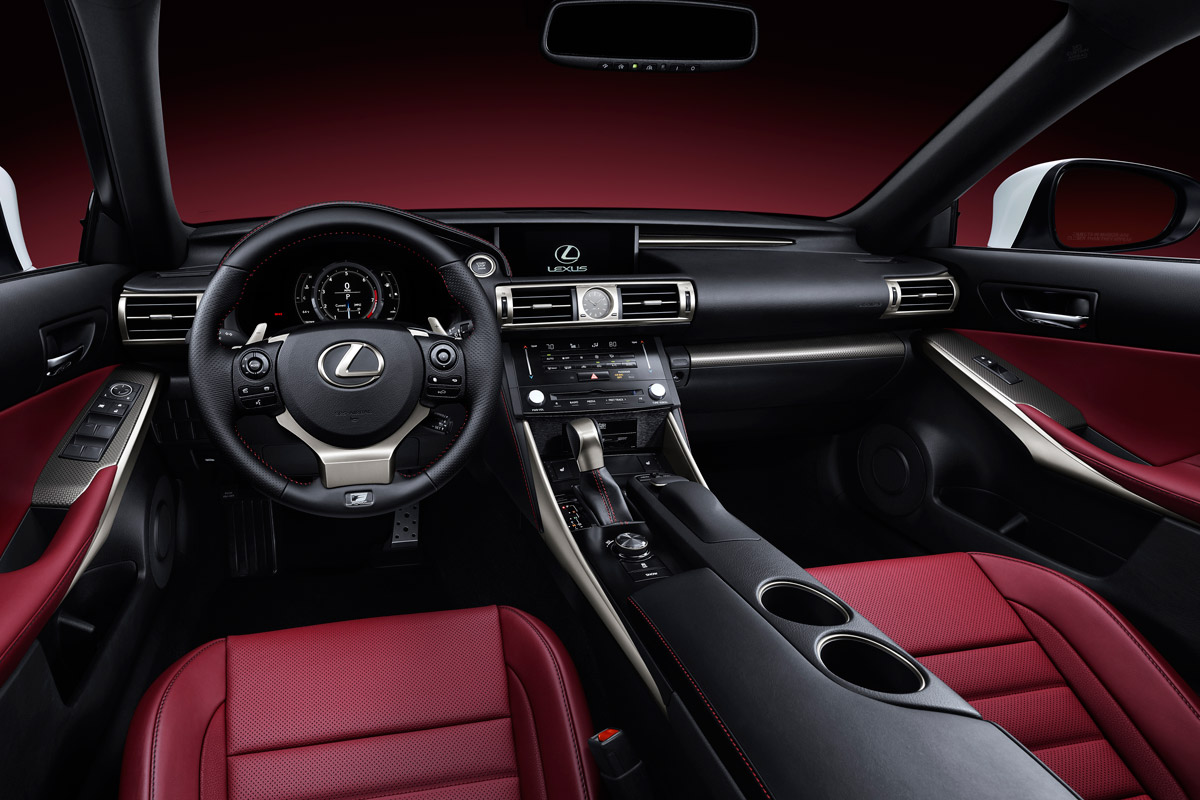 New Lexus IS F Sport interior