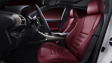 New Lexus IS F Sport front seats