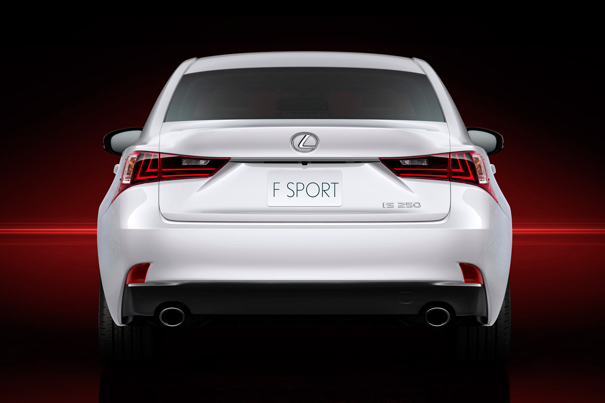 New Lexus IS F Sport rear