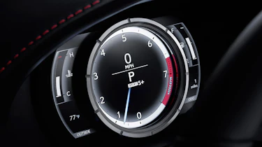 New Lexus IS F Sport dial centre