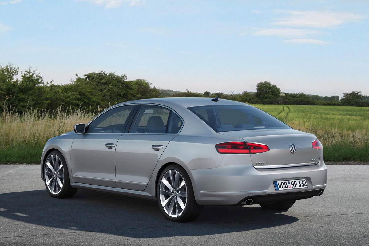 New VW Passat rear