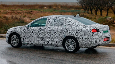 New VW Passat spy saloon side