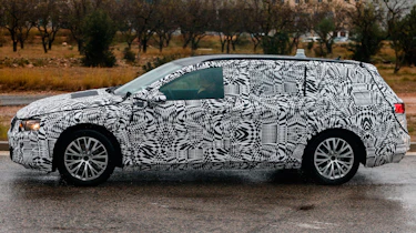 New VW Passat spy side
