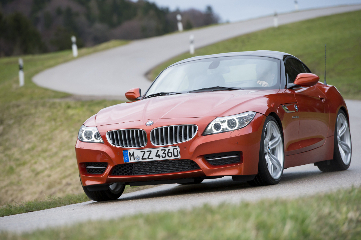 BMW Z4 front cornering