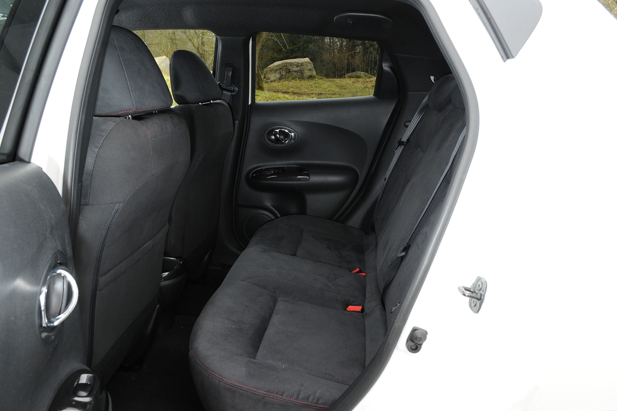 Nissan Juke Nismo rear seats