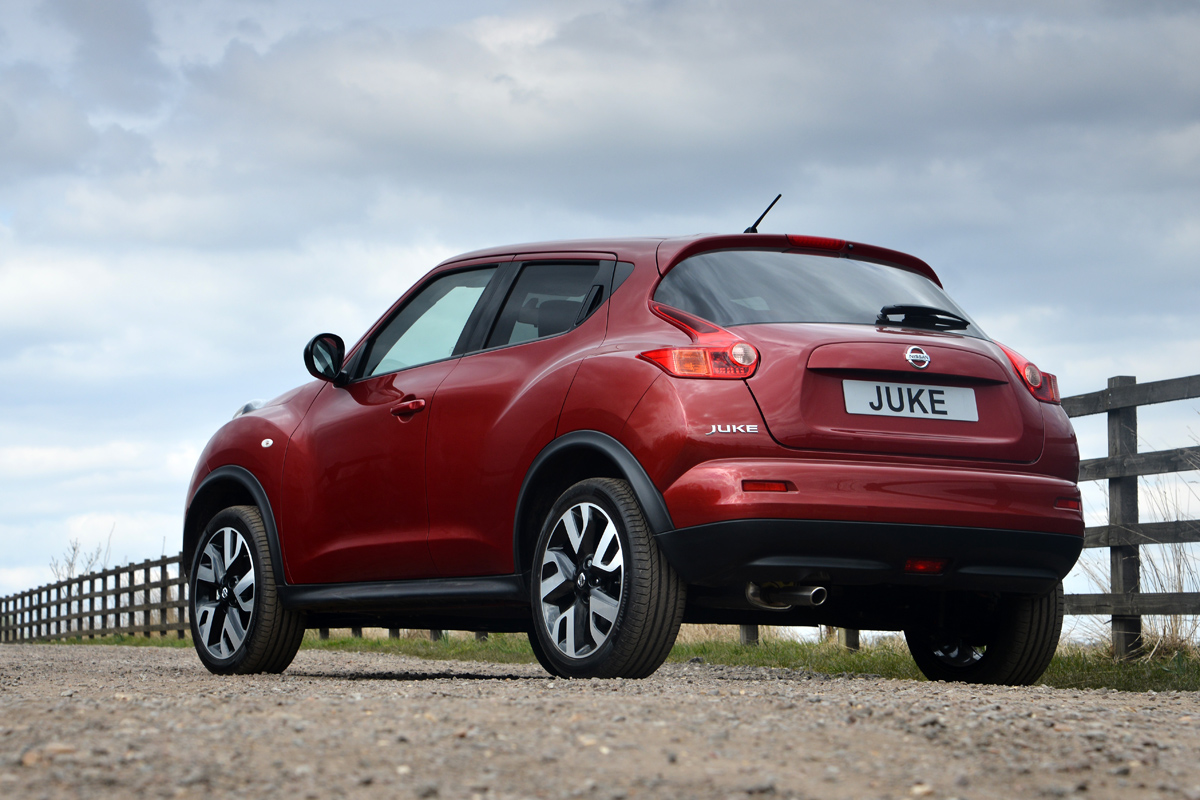 Nissan Juke n-tec rear three-quarters