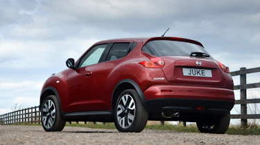 Nissan Juke n-tec rear three-quarters