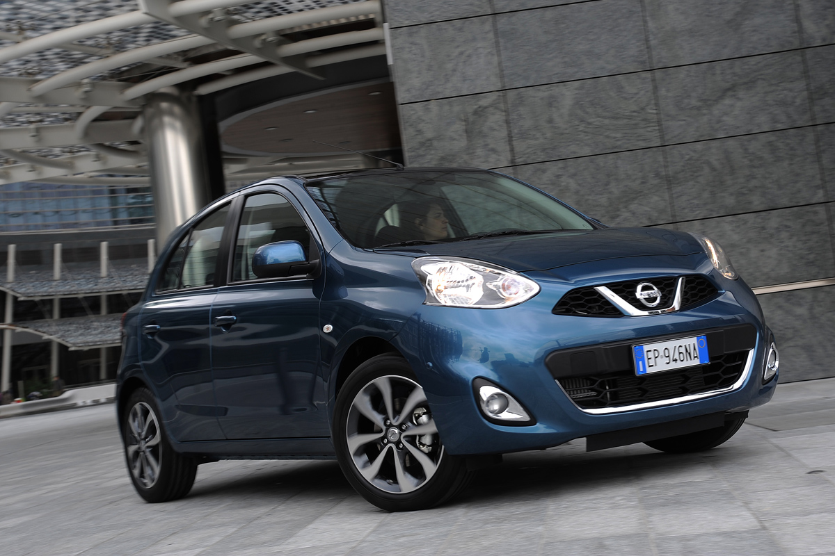 Nissan Micra front three-quarters