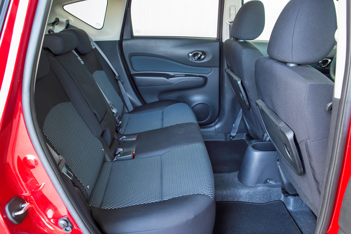 Nissan Note rear seats