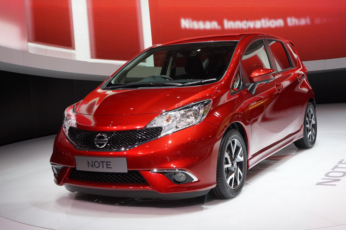 New Nissan Note front three-quarters