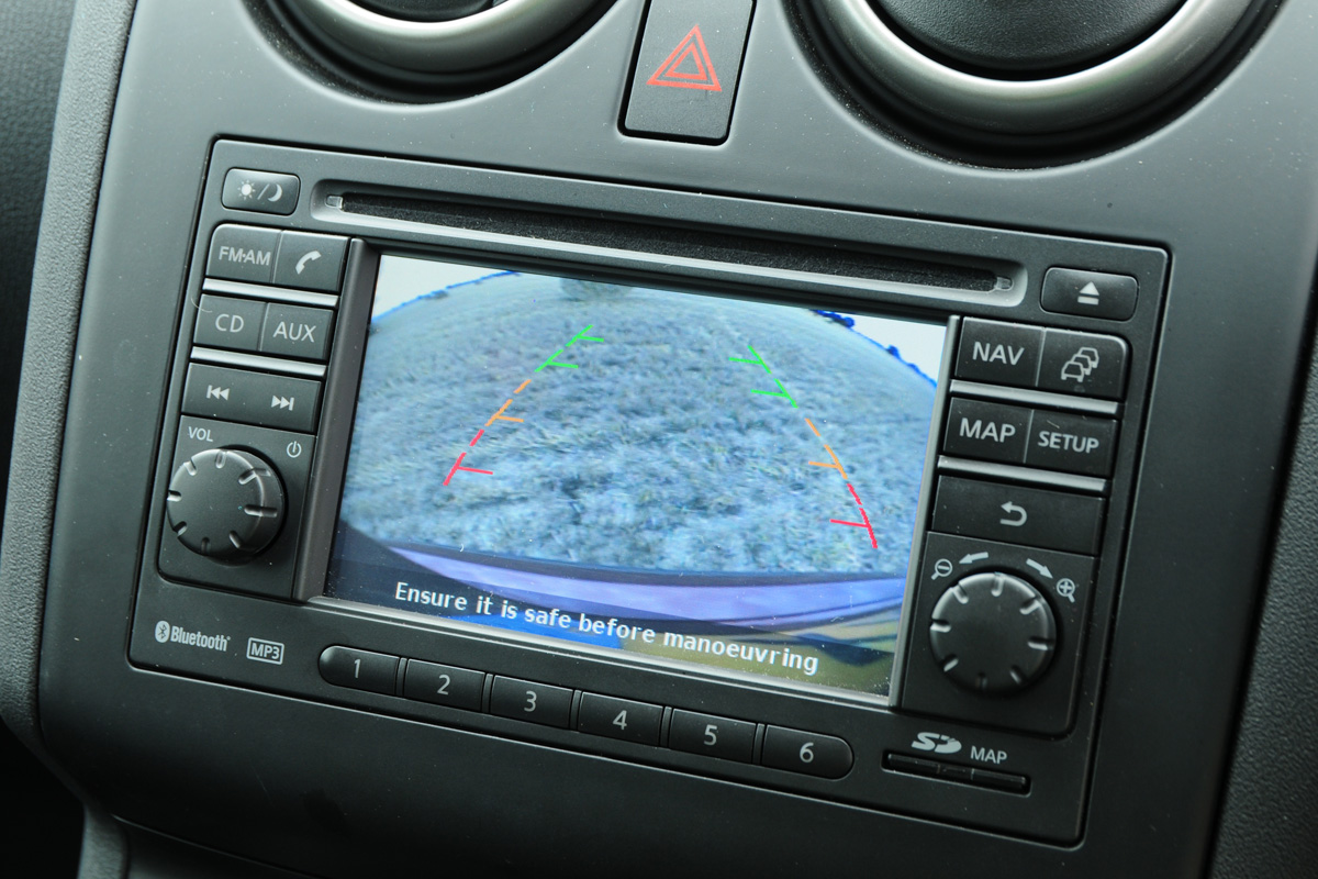 Nissan Qashqai reversing camera