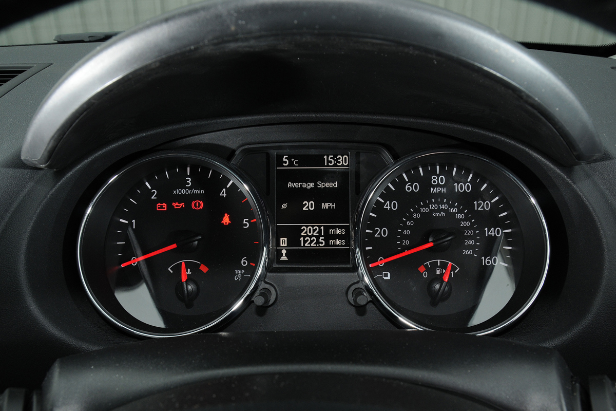 Nissan Qashqai dials