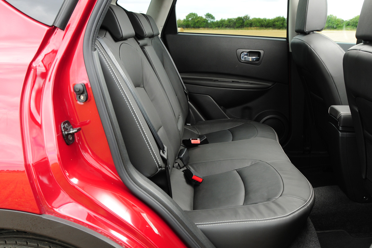 Nissan Qashqai rear seats