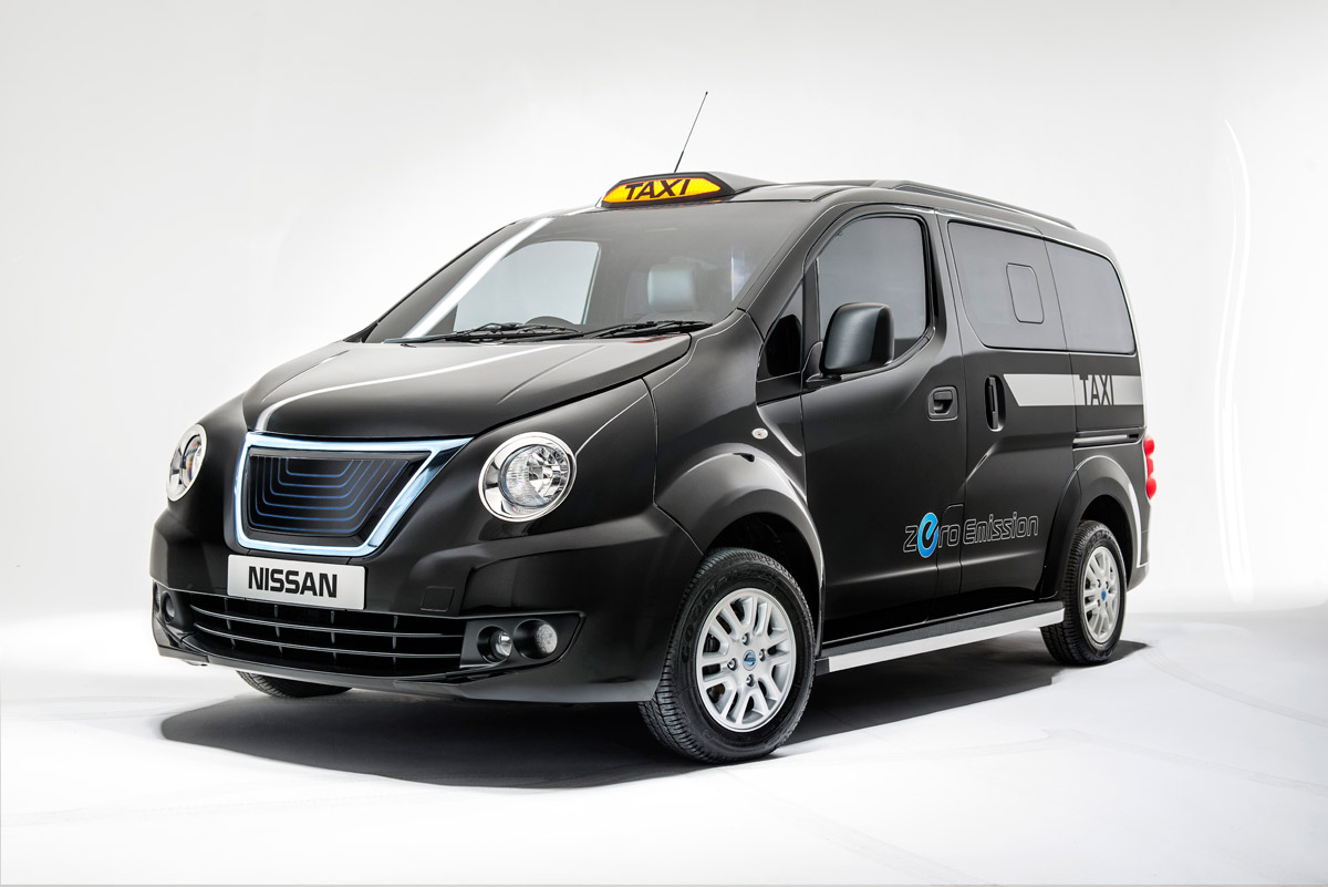 Nissan electric taxi 2015 front