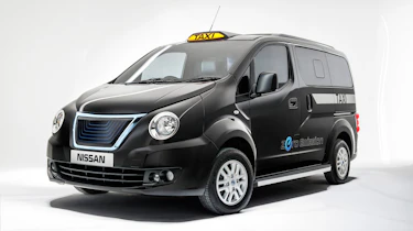 Nissan electric taxi 2015 front