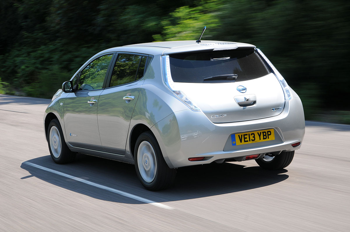 Nissan Leaf rear action