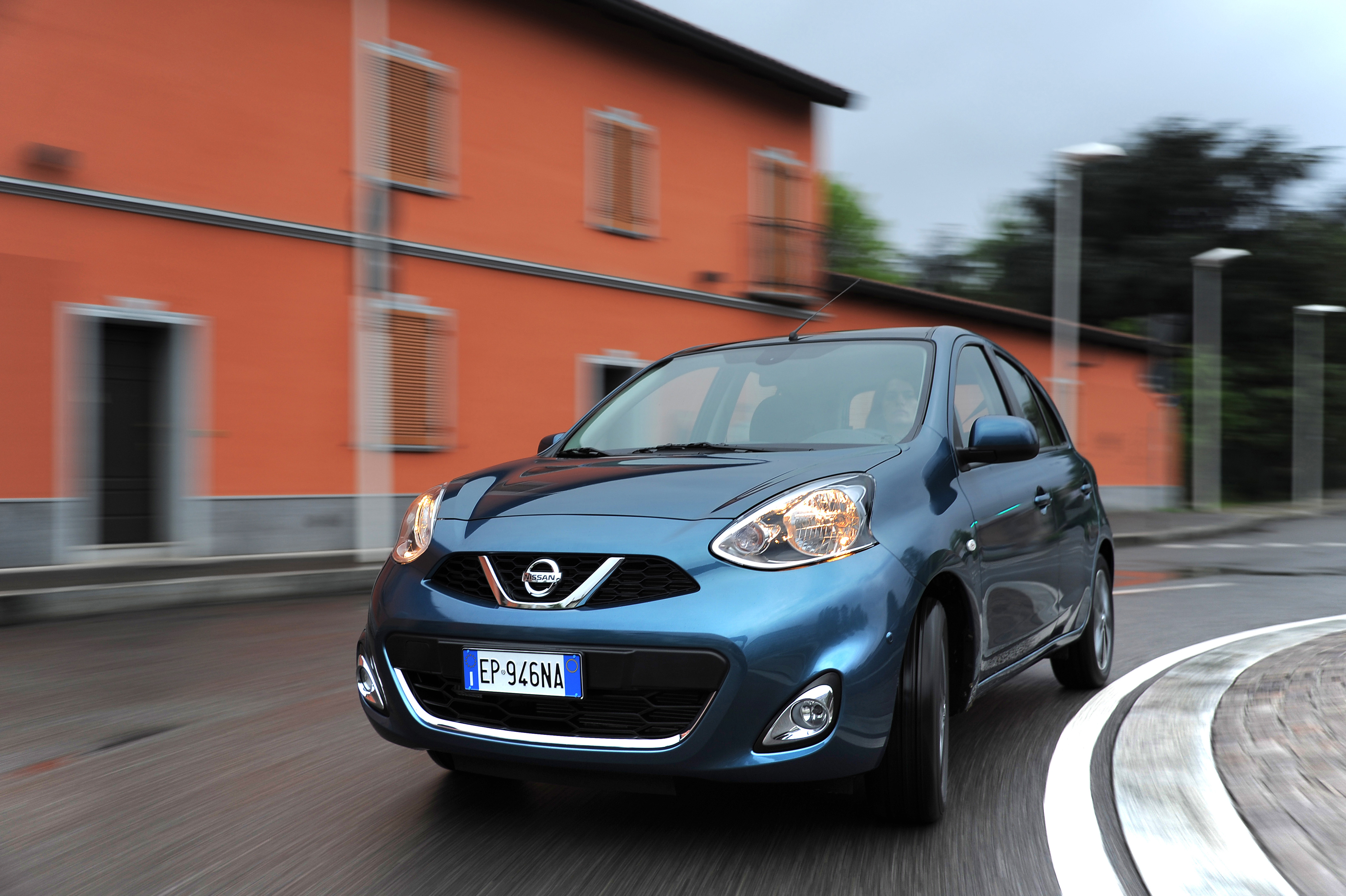 Nissan Micra cornering