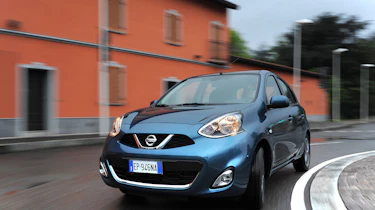 Nissan Micra cornering